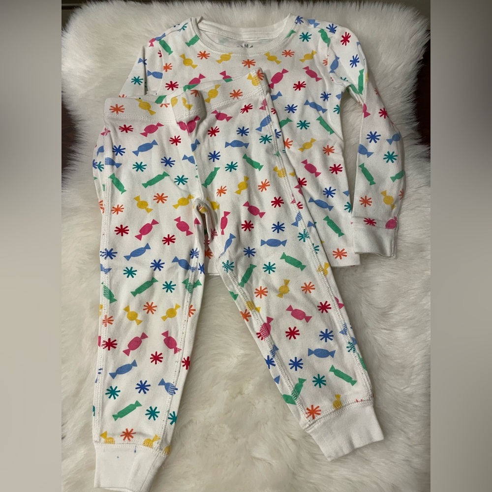 Primary Multicolor Kids Pajama Set
